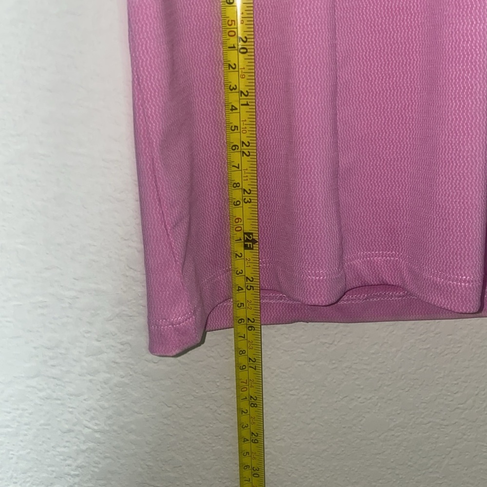 🛍️Mens Callaway Opti-Dri Pink quarter zip short sleeved polo! - Picture 4 of 8